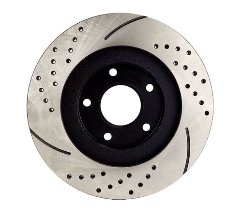 Atmansta QPD10001 Front Brake kit with Slotted/Drilled Rotors and Ceramic Pads for Infiniti I35 Nissan Altima Maxima¡