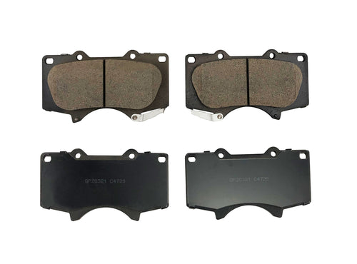 Atmansta QPD10069 Front Brake kit with Drilled/Slotted Rotors and Ceramic Brake pads fit for 2001-2007 Toyota Sequoia / 2000-2006 Toyota Tundra