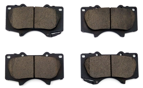 Front Ceramic Brake Pad Set Fit for 2003-2017 Toyota 4Runner/ 2005-2018 Tacoma